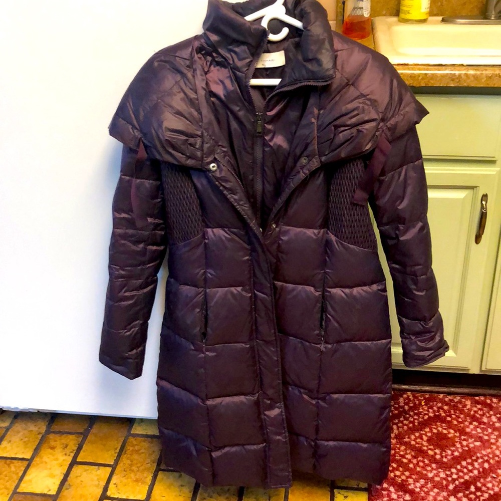 Full length double zip winter coat